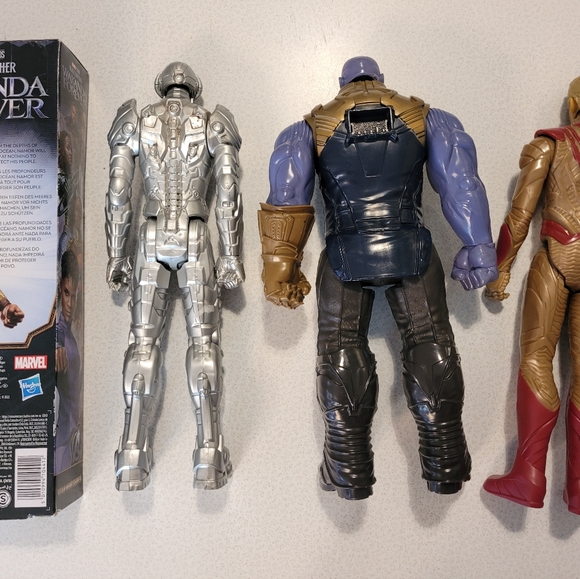 Marvel Avengers action figure lot Titan Hero Warlock Ultron Wakanda - Picture 2 of 3